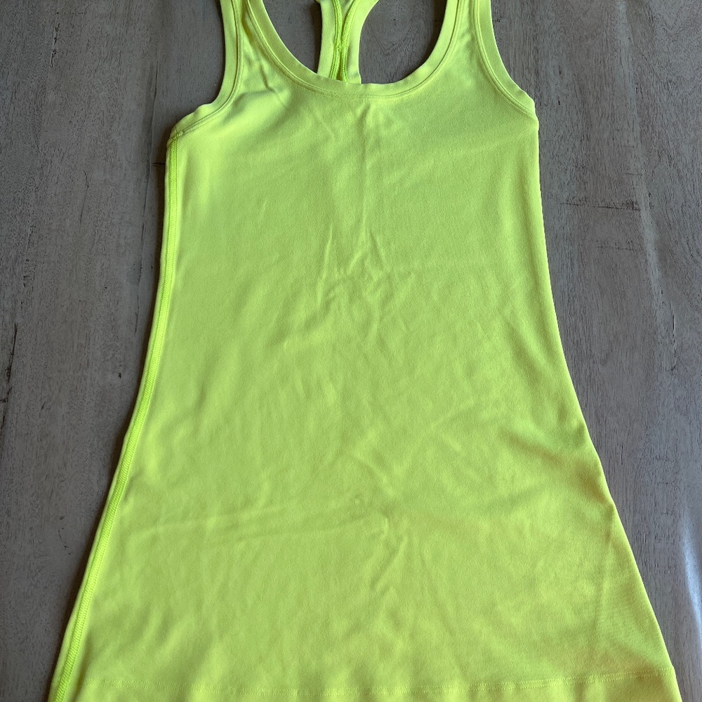 Electric lemon lululemon tank too